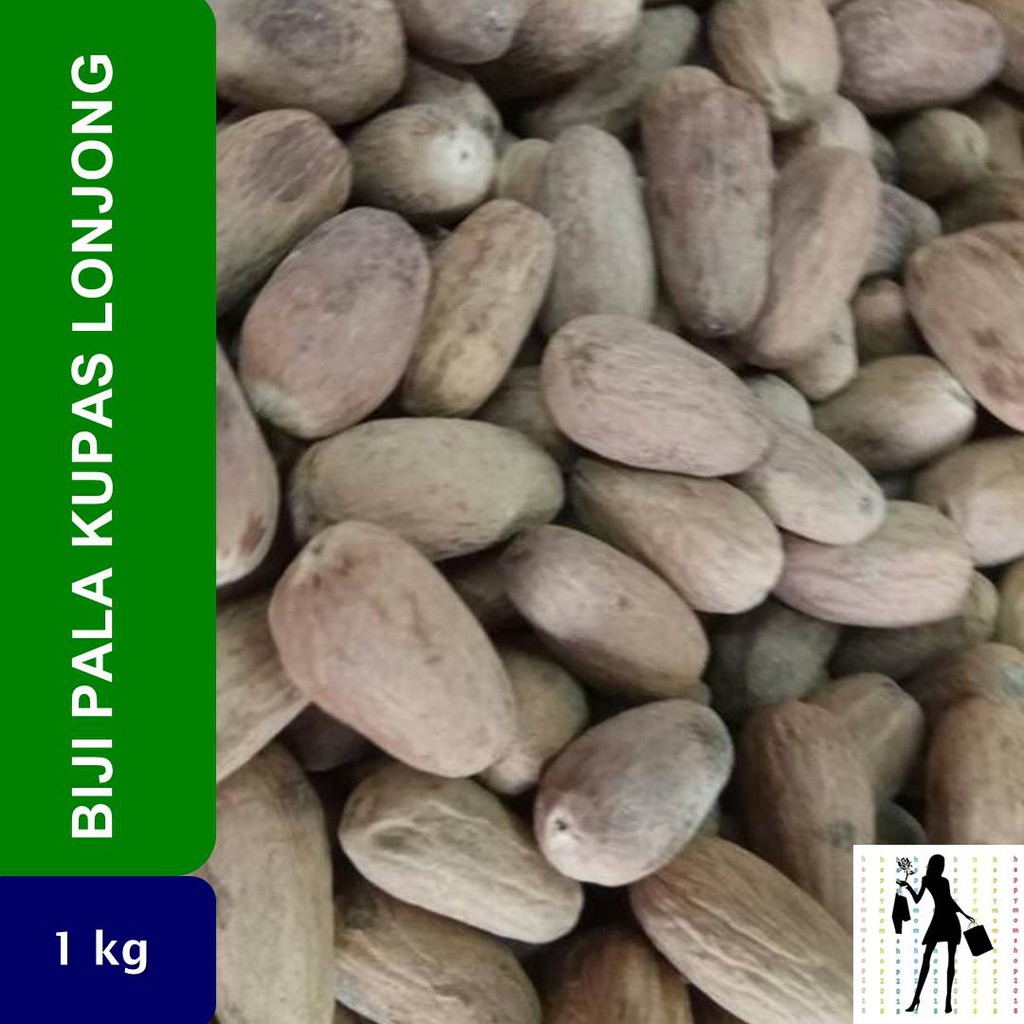 

Biji Pala Kupas Lonjong 1 kg