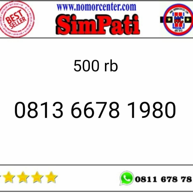 nomor cantik simpati seri tahun