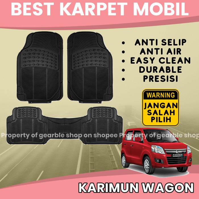 KARPET MOBIL KARIMUN WAGON ALAS LANTAI MOBIL KARIMUN KARPET KARIMUN KARPET DASAR MOBIL ANTI AIR