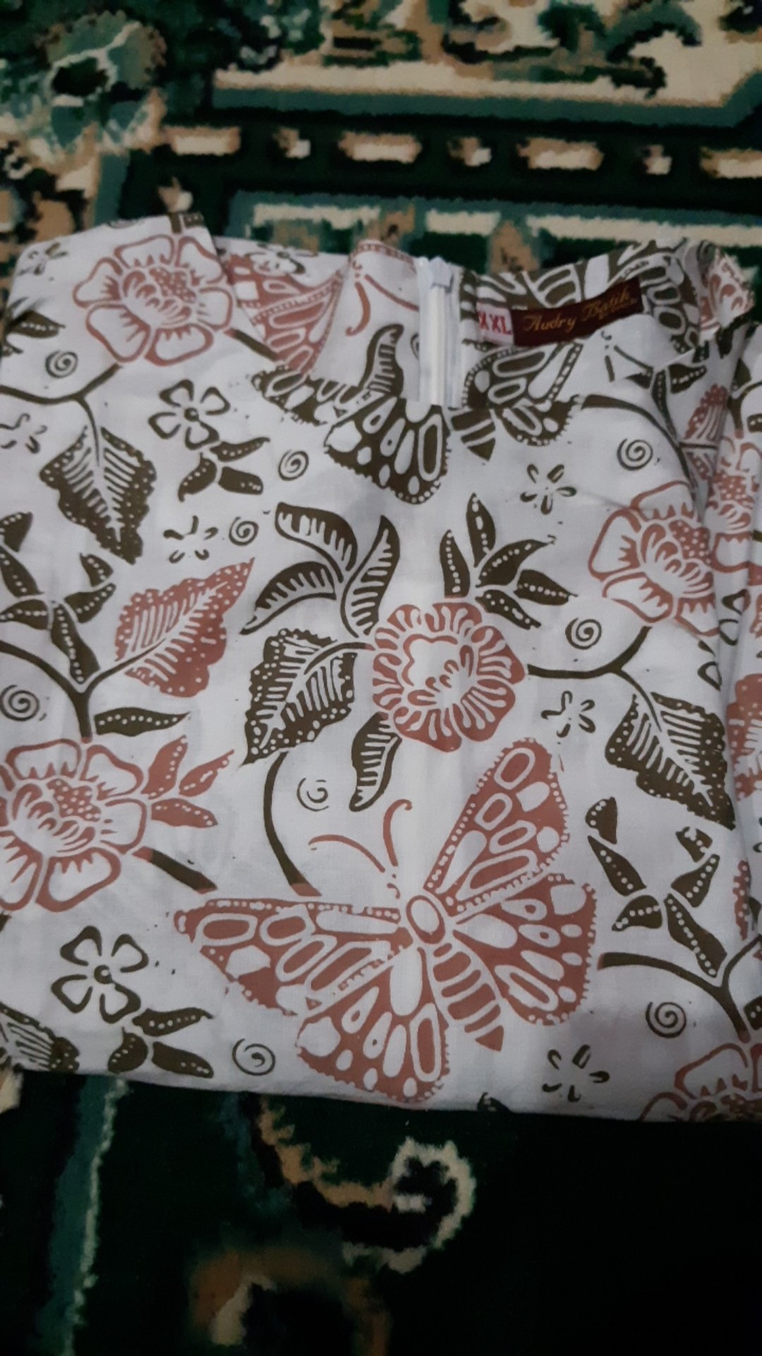 Audry Batik - Camelia Blouse 1 Batik Wanita Kekinian Balon Cantik Murah Elegant Solo Premium Kantor