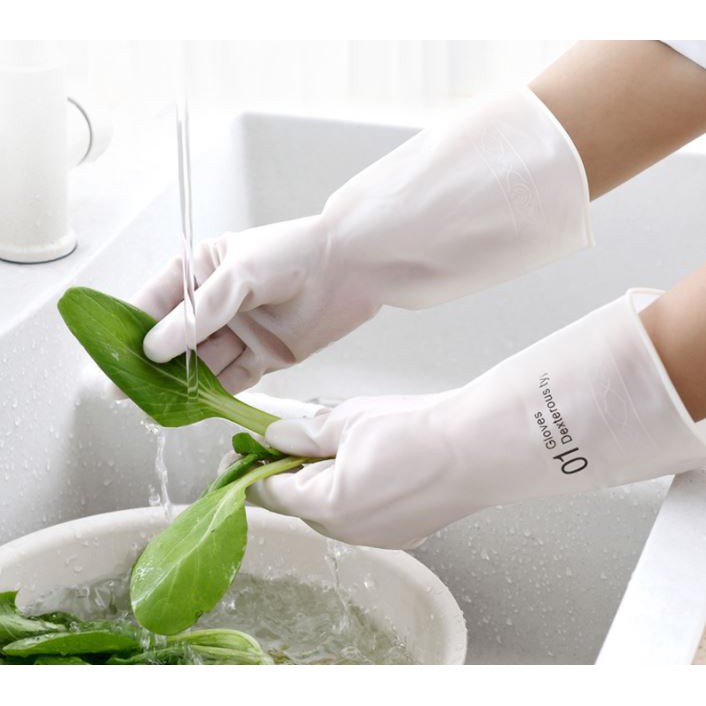 Sarung Tangan Karet Dishwashing gloves Latex Food Grade Dapur Laundry