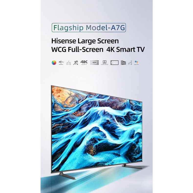 Hisense Large Screen WCG Full-Screen 4K 85 inch Smart TV VIDAA - 85A7G