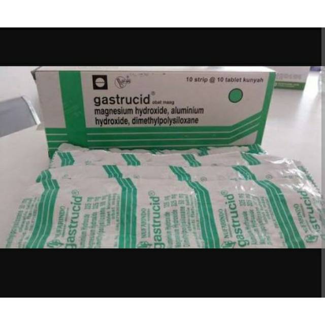 Gastrucid Tablet | 1 strip isi 10 Tablet