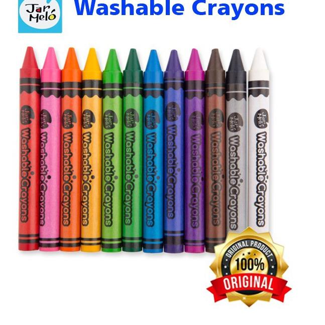 

D94✢ Joan Miro Baby Roo Jar Melo Washable Crayon Non Toxic Crayons SEGERA BELI