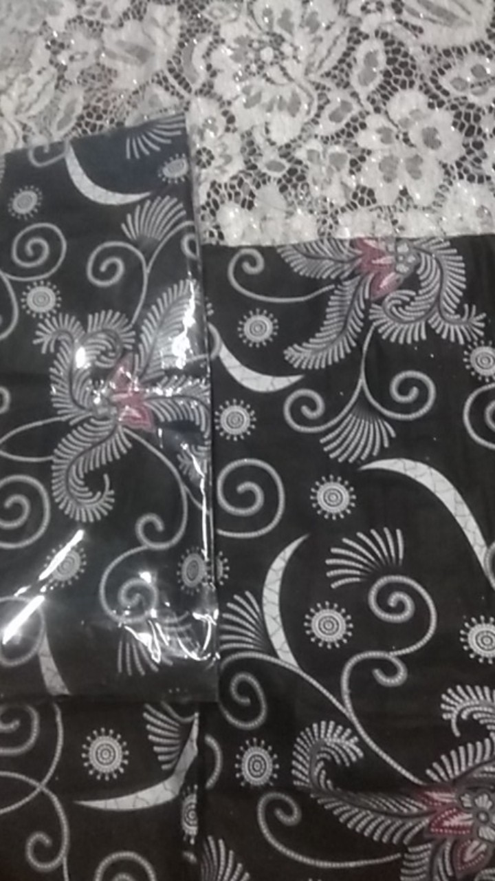 Couple Batik Hem Batik Dress Kombinasi Brokat Motif Tenun Terbaru Asli Pekalongan 29