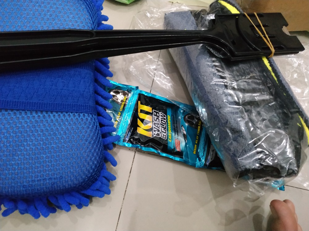 Sponge Cuci Mobil - Microfiber Cendol - Busa Lap Microfiber Pembersih