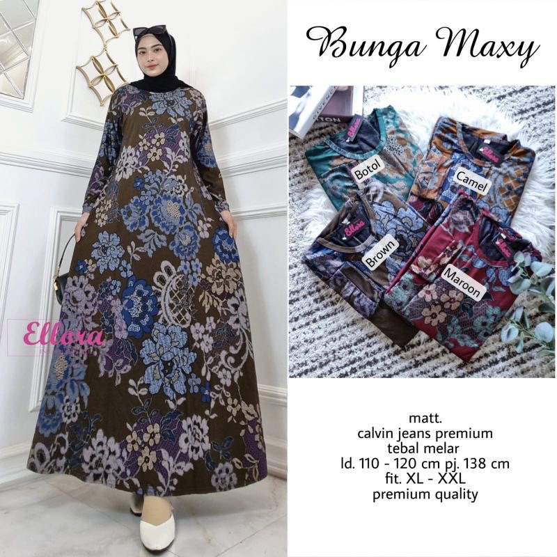 Carmy Dress 2 - Gamis Calvin Jeans Terbaru LD110+ / 023-6638