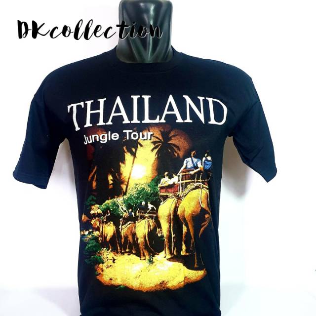 KAOS HITAM THAILAND KAOS THAILAND HITAM BAJU HITAM THAILAND SOUVENIR BAJU THAILAND