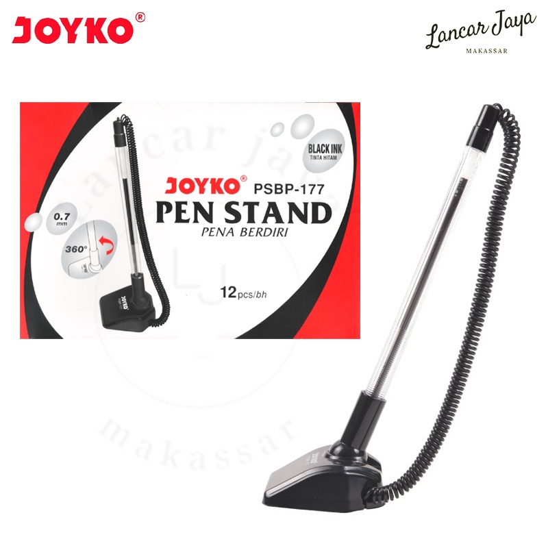 

[ 1 LSN / 12 PCS ] Pulpen Pen Stand Pena Joyko PSBP-177 0.7 mm