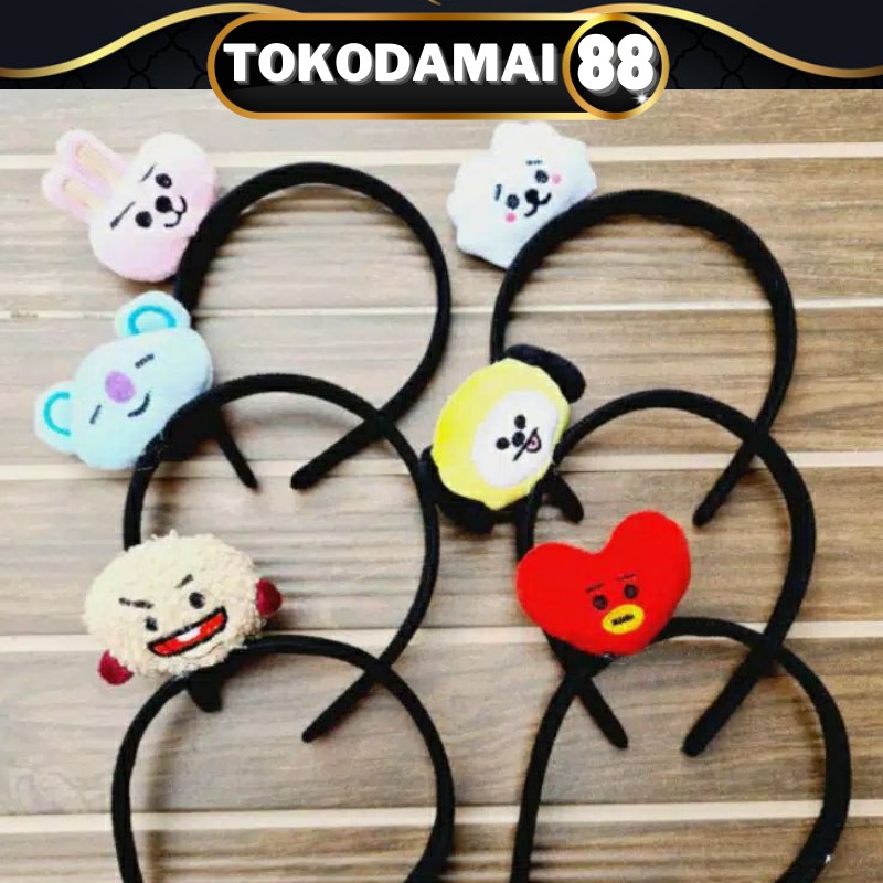 Bando BTS BT21 KPOP Plush Headband Bangtan Boys