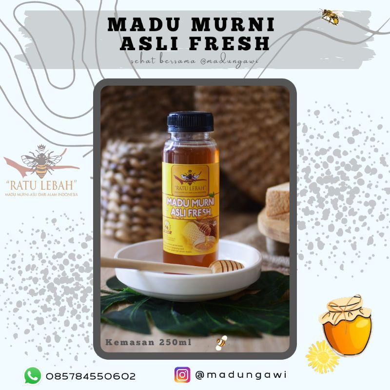 

Madu Murni Asli Fresh 250ml