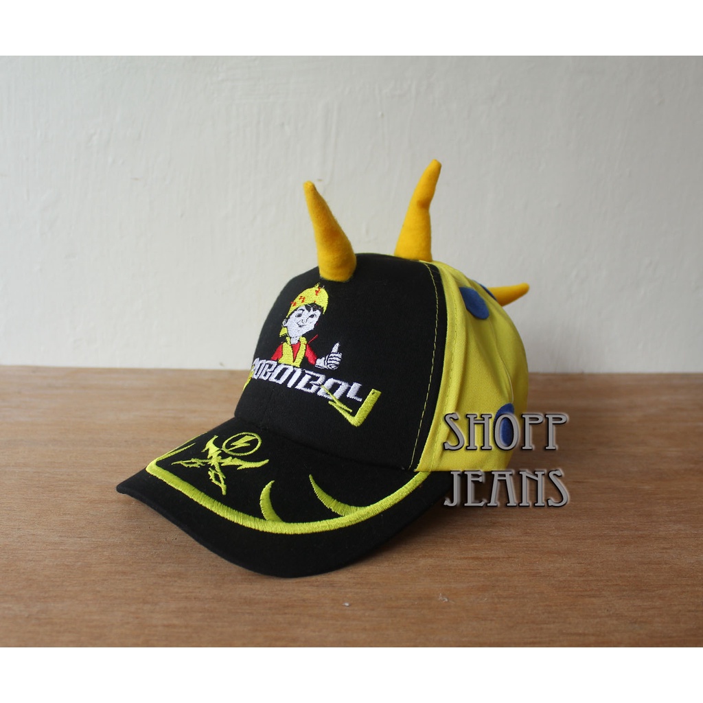 DIERSI STORE TOPI BOBOIBOY ANAK TERBARU/TOPI BOBOIBOY MODEL TANDUK/TOPI BASEBALL BOBOIBOY