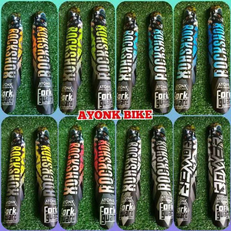 Forkguard Pelindung Fork Garpu Sepeda MTB DOWNHILL full Print