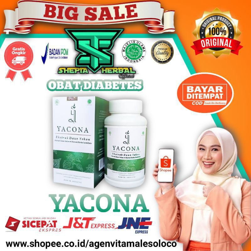 YACONA EKSTRAK YAKON PLUS YACONA Obat Herbal Diabetes Gula Darah Kencing Manis