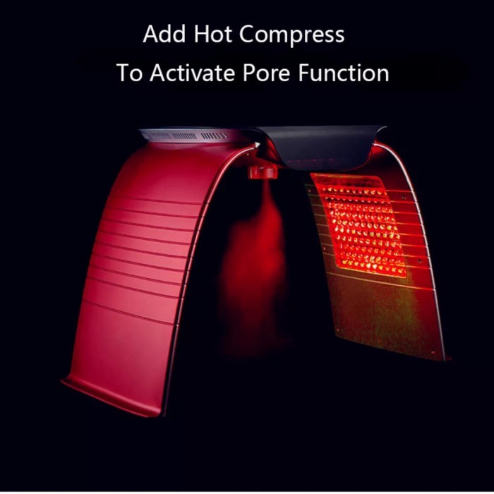 Portable 7 Colors PDT Led Light Therapy Acne Therapy Machine With Cold