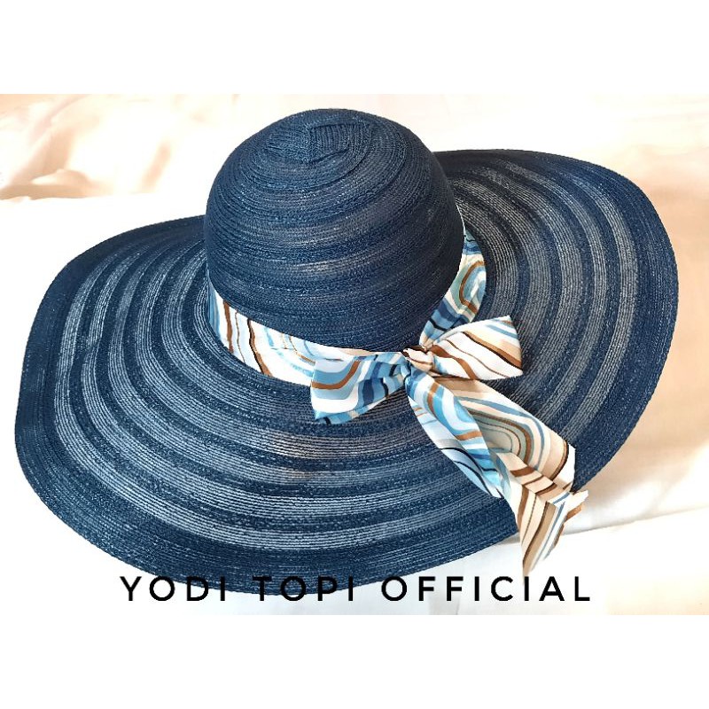 Topi Pantai | Topi Bundar | Topi Wanita | Topi Perempuan | Topi Dewasa