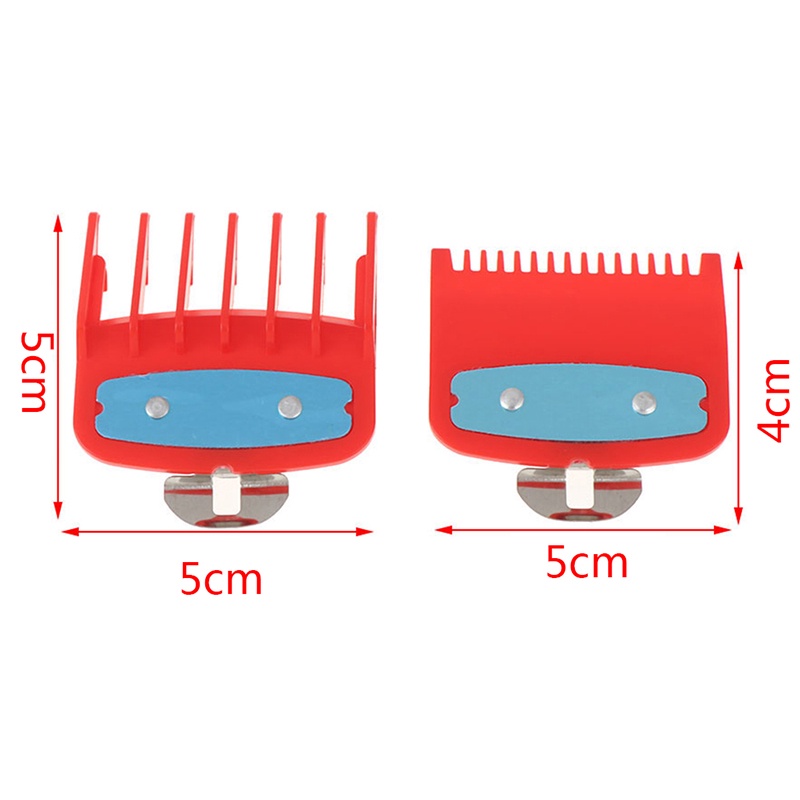 Set Sisir Pemandu Warna Merah 1.5 + 4.5mm Dengan Metal