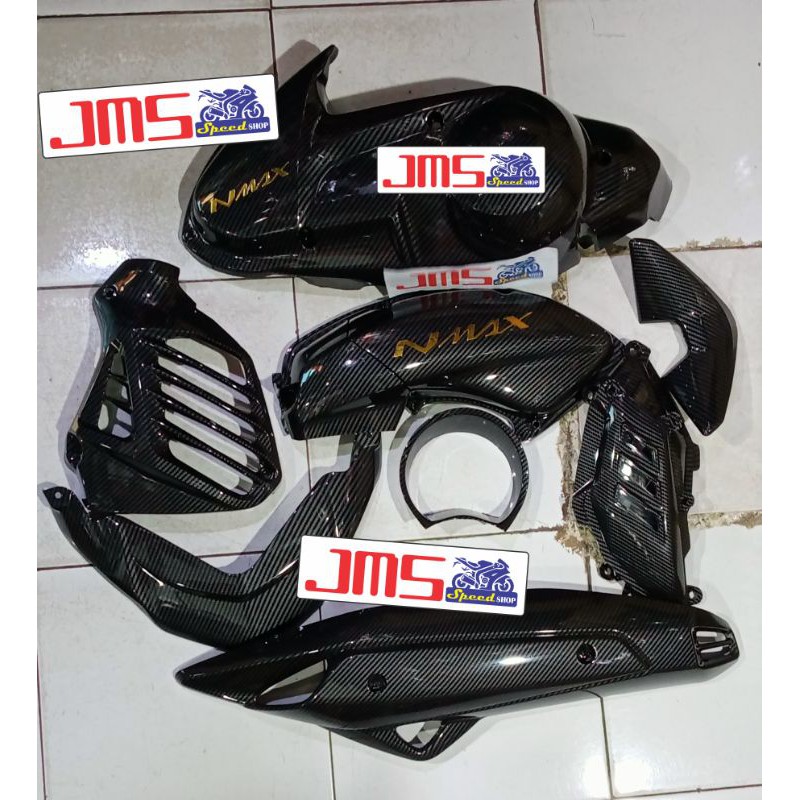 cover tutup carbon karbon cvt filter knalpot bodi radiator ducktrail stang speedo nmax old zoro