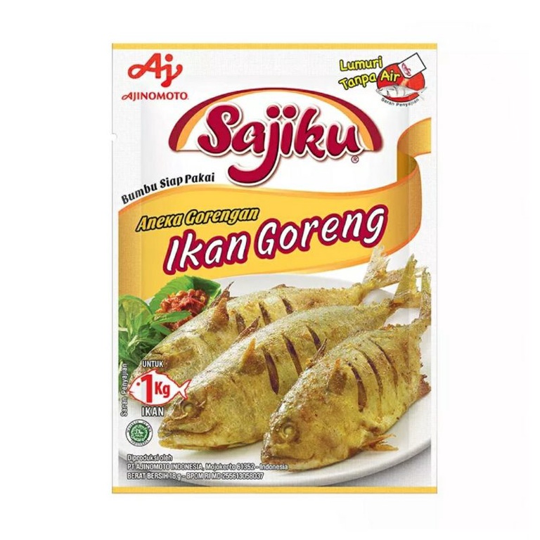 Sajiku Bumbu Ikan Goreng 18 gr Aneka Gorengan Masak Instan