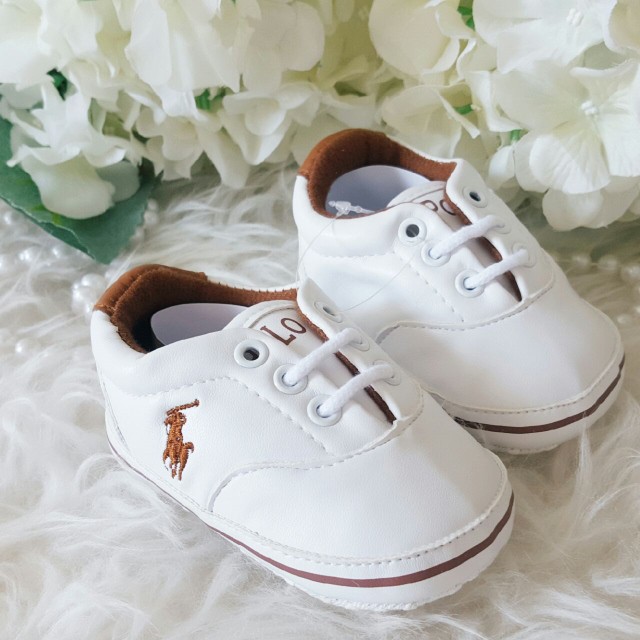 Sepatu Bayi Laki Laki Prewalker - Polo White