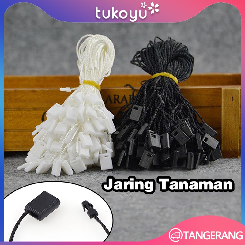 

1000pcs Tali Hang Tag Nylon/Hang Tag Rope/Tali Label Pakaian/Tali Hangtag Bahan Benang