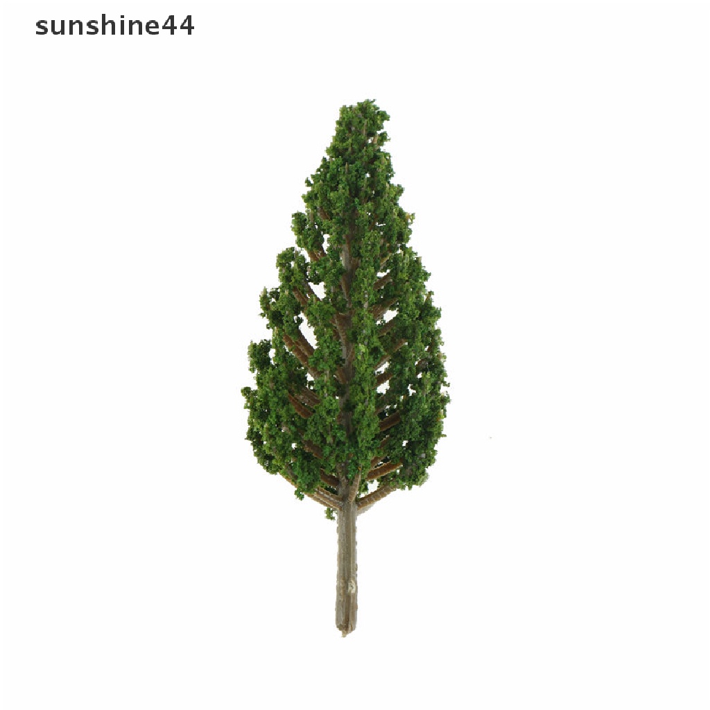 Sunshine 1pc Miniatur Pohon Cemara Mini Bahan Resin Untuk Dekorasi Lansekap Mikro