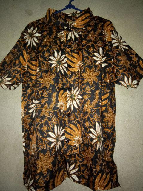 El Gros 2 - Cp Sofie Tunik Brukat  Lapis Furing Ld110cm Pjg 82cm+rok Batik Silk Pinggang Karet