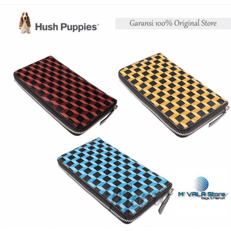 ORIGINAL HUSH PUPPIES dompet kulit wanita - dompet panjang wanita - dompet kulit asli