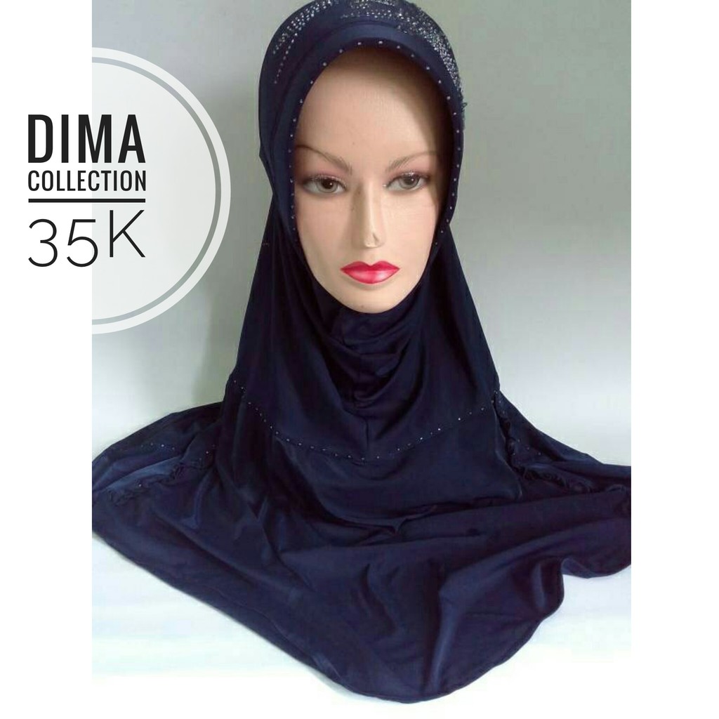 JILBAB INSTAN - NAVY