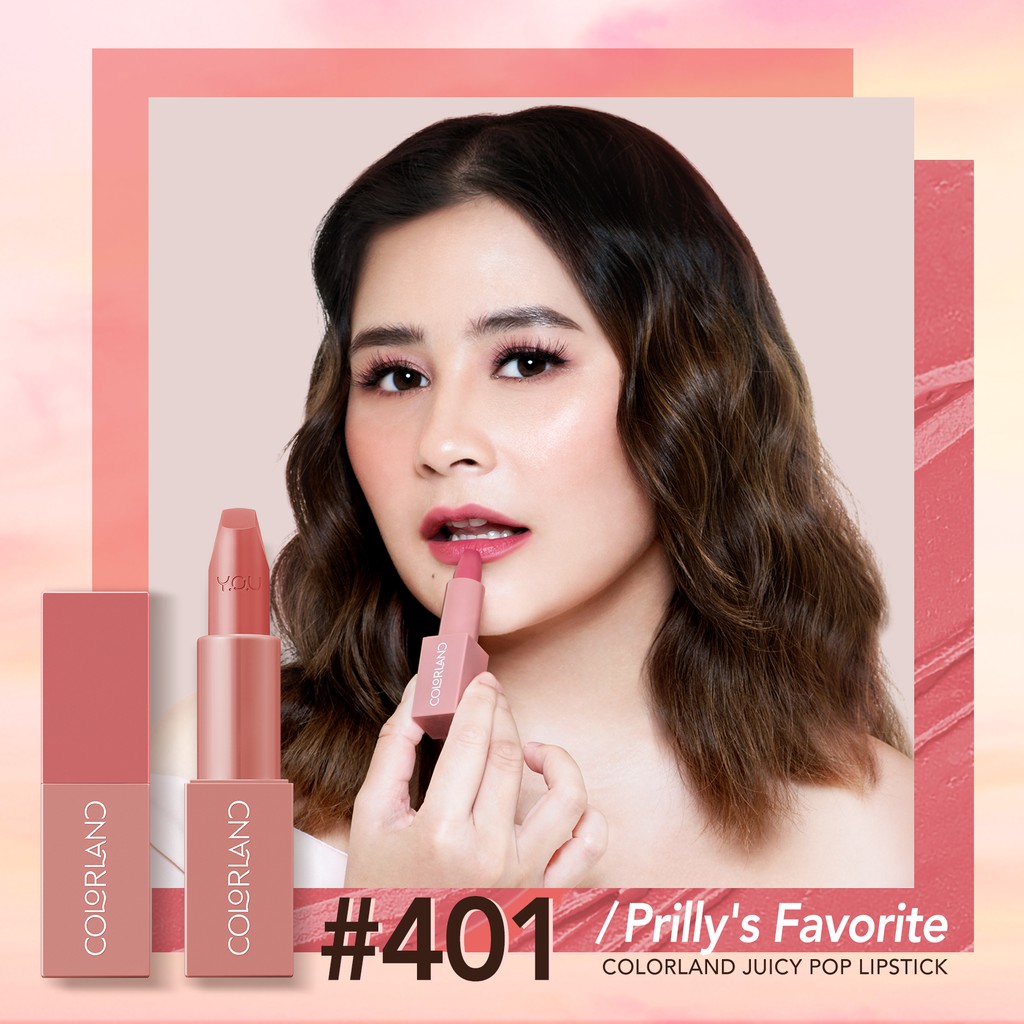 Juicy Pop Lipstick by YOU Colorland - / Lipstik Colorland