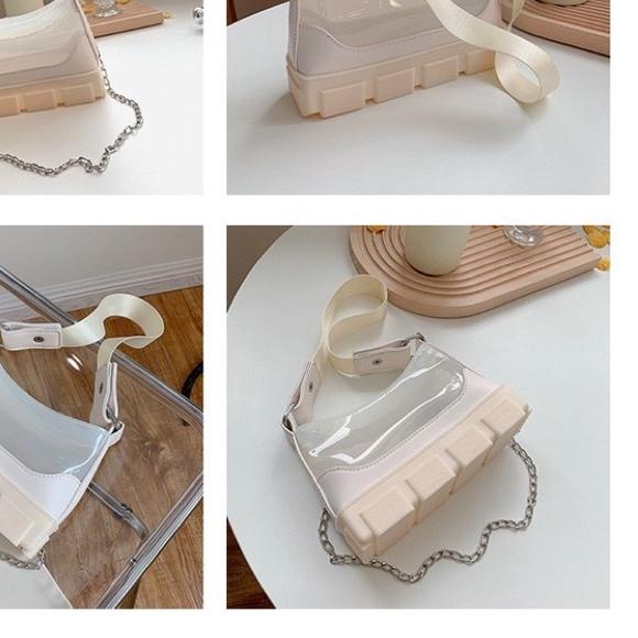 ✾ Tas Selempang Jelly Model Sepatu Wanita Fashion 3175 ➽