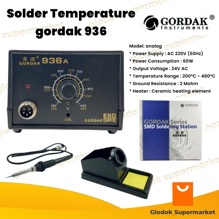 Solder Temperatur Gordak 936a Soldering Station Temperature 936 Analog