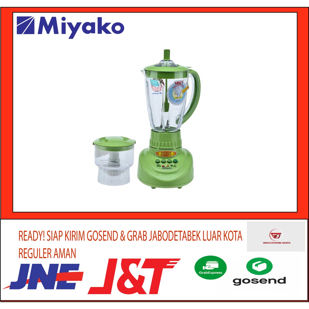 Miyako CH-501PF/AP Blender Plastik Dengan Chopper. Pisau Super Tajam. Baru&amp;Bergaransi Resmi