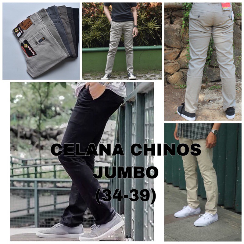 CELANA CHINOS JUMBO/ CELANA PANJANG / CELANA PRIA/ CELANA KAIN