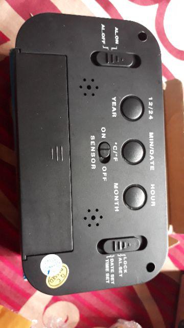 Jam Meja Digital,pengukur Suhu,alarn