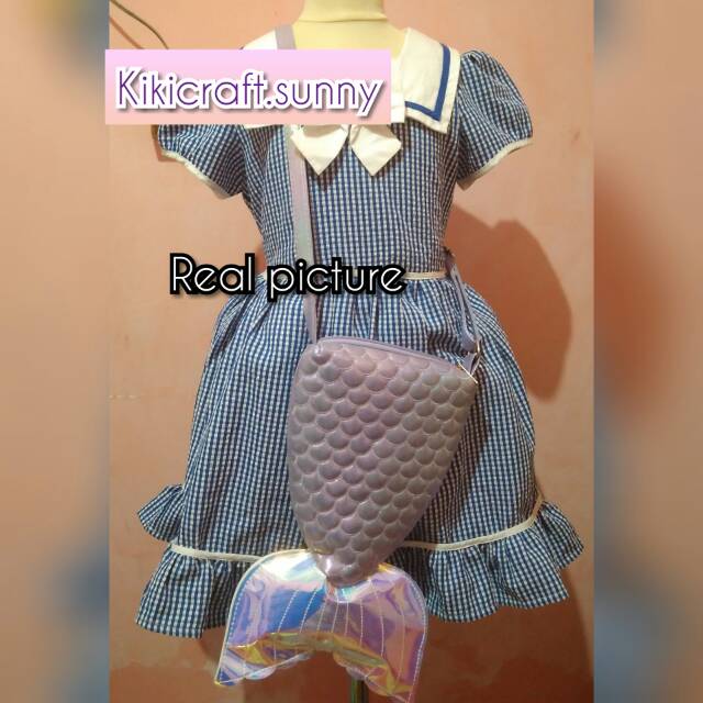 Tas slempang mermaid / slingbag mermaid / tas slempang anak