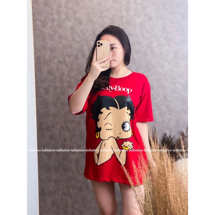 Kaos Oversize Wanita Atasan Wanita Jumbo Bahan Cotton Combed 30s