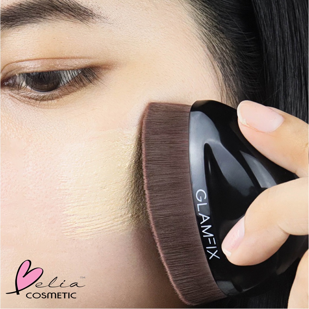 ❤ BELIA ❤ GLAMFIX Iron Brush | Foundation Brush Make Up FREE Cover | GLAM FIX Alat Kecantikan