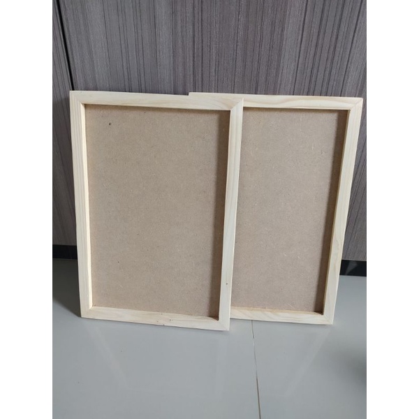 Frame Kayu Jati Belanda Ukuran A4 / 21x30 Cm TANPA KACA