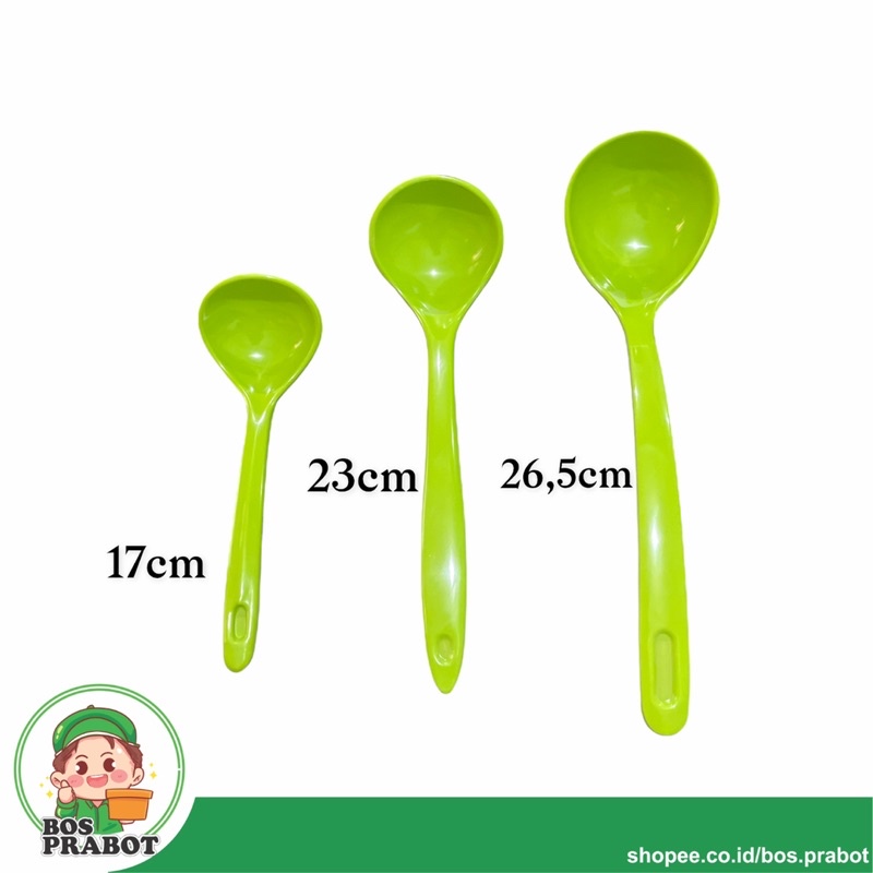 IRUS MELAMIN ASLI 26,5CM / CENTONG MELAMIN UKURAN L / CIDUK SAYUR MELAMIN ORIGINAL / CENTONG SAYUR M