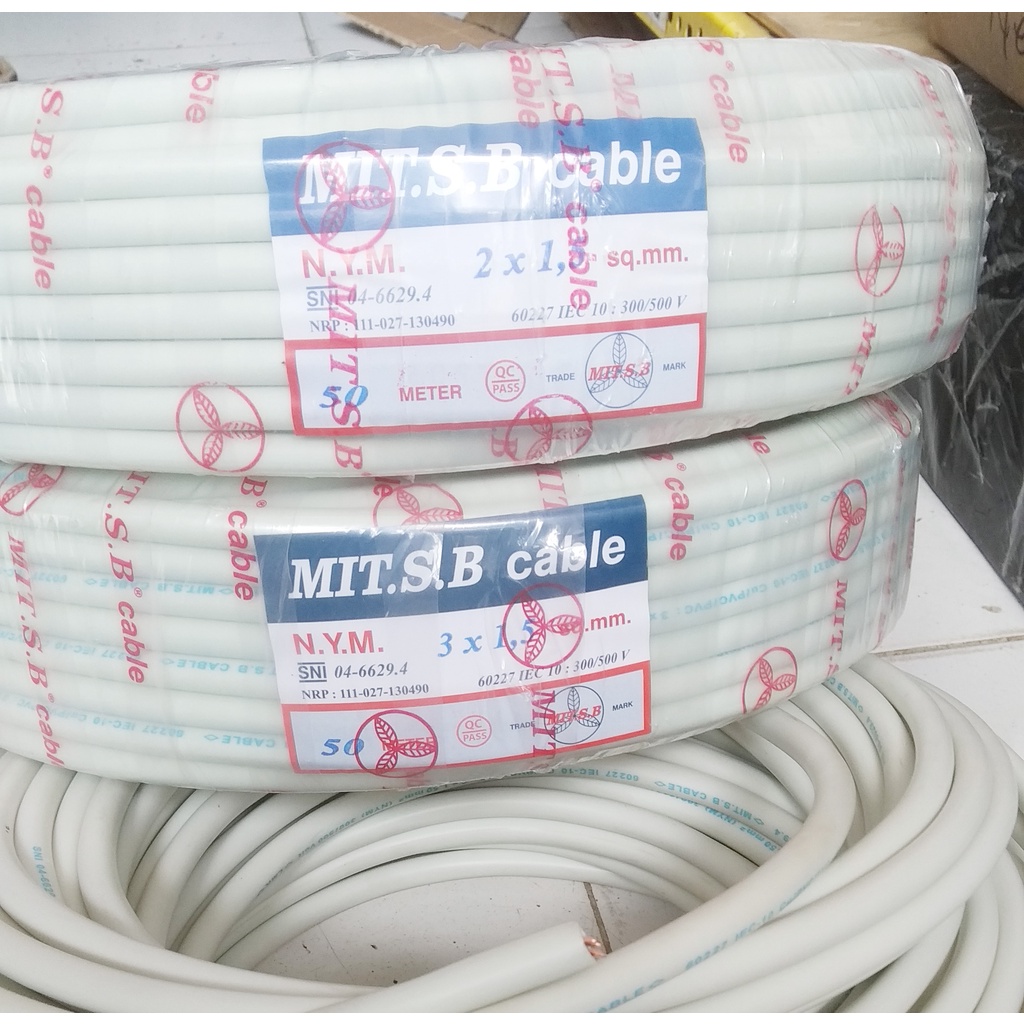 kabel ac 1/2 pk - 1pk kwalitas bagus dan awet