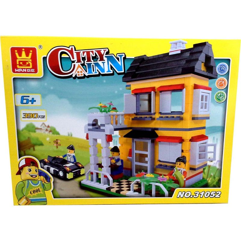 Brick Duplo Toys House European Villa Style Brand Wange 31052