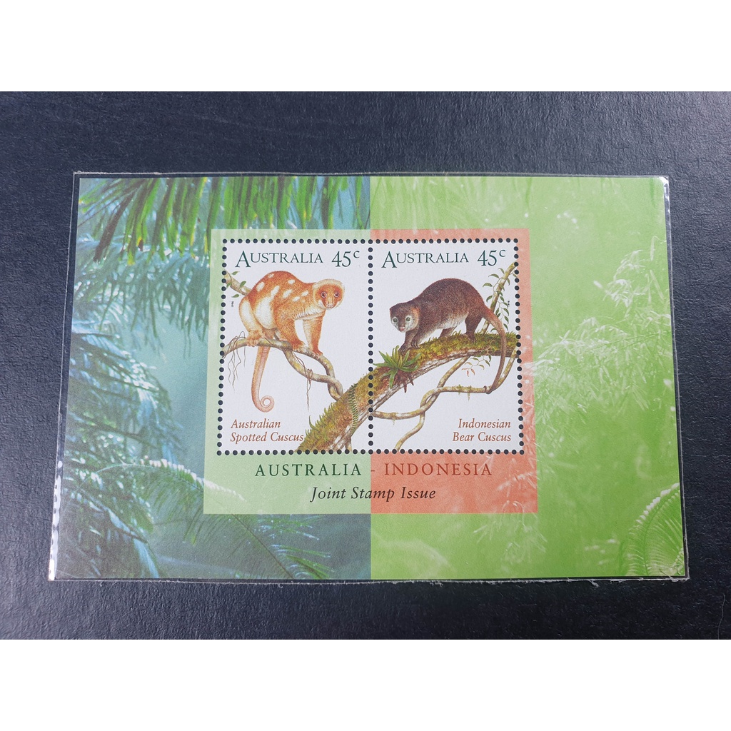 

Perangko Souvenir Sheet Australia Indonesia Joint Stamp Issue 1996