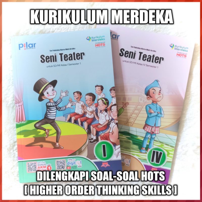 SENI TEATER Kelas 1 & 4 SD/MI Semester 1 Kurikulum Merdeka - PT. Warna Mukti Grafika