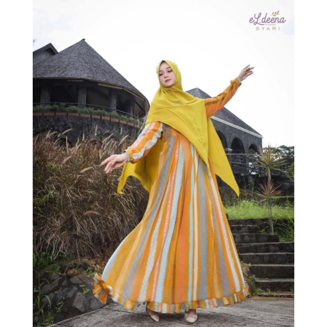Gamis nalila syar'i ORI Kanaya // gamis mewah super ORI Kanaya // Gamis ceruty babydoll