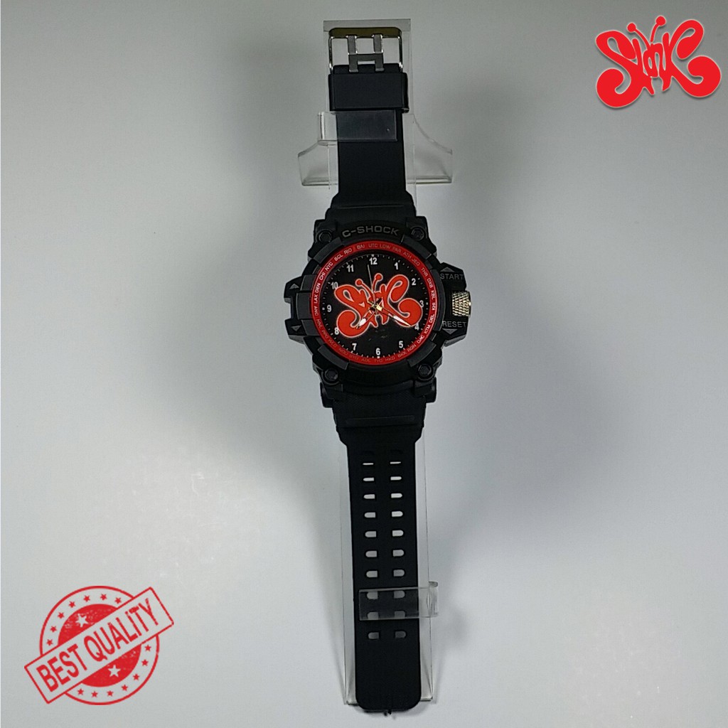 (BEST QUALITY) JAM SLANK {NEW} LIST MERAH