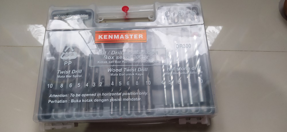 Mata Bor Set Kenmaster Mata Bor Kayu Besi Beton Mata Obeng
