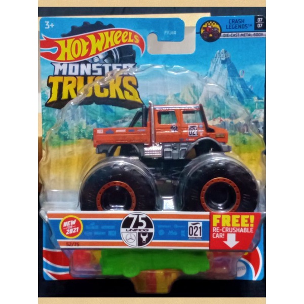 Hot wheels Monster Truck Mercedes Benz Unimog