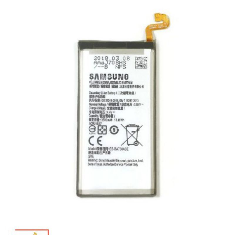 100% Baterai samsung ory A730/a8+/a8 plus