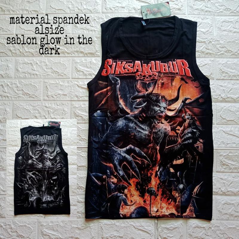 KAOS METAL LEKBONG SINGLET SIKSA KUBUR